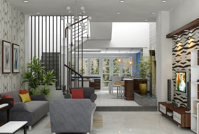 Thiết kế và thi công nhà phố tại Mirai Home