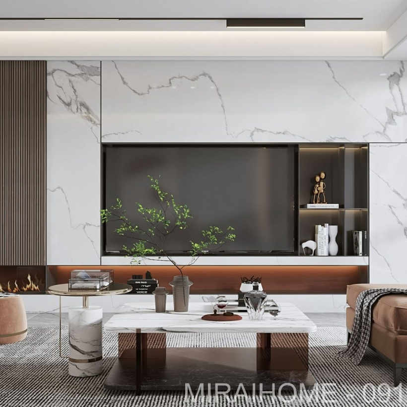 Vách tivi cho căn hộ Thủ Đức